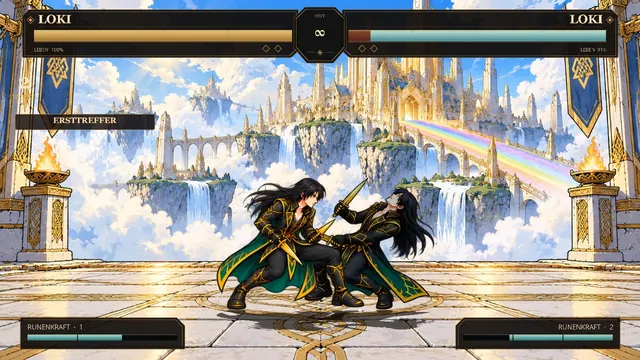 Loki in einer echten Kampf-Testaufnahme